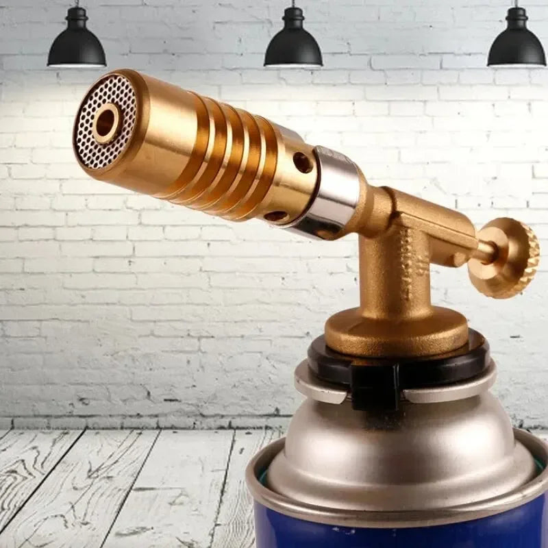 Multifunction Welding-Burner Welding Gas Burner Flame Gas Torch Flame Gun Blow for BBQ Camping Cooking Lighter Heating Camping Oasis Select