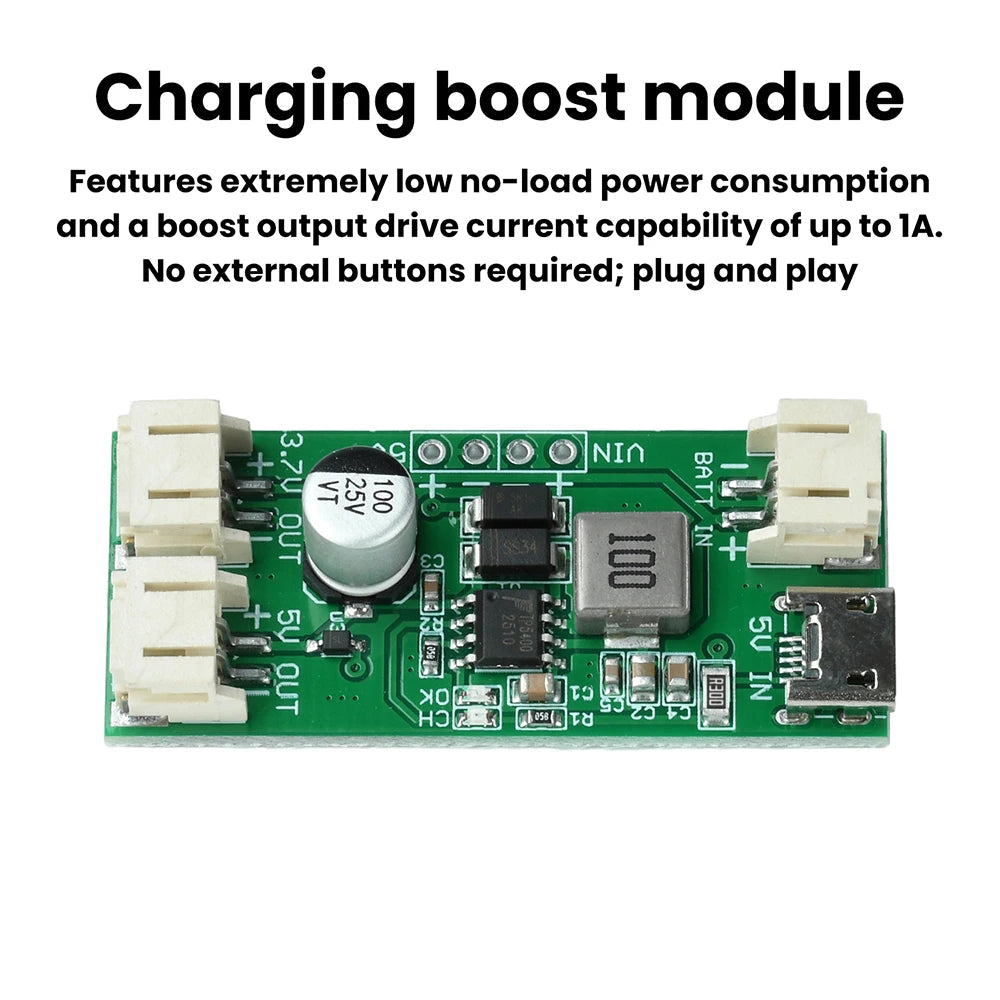 TP5400 1A Lithium Battery Charging Module 5V 1A Boost Converter Power Bank Charging Boost Module Micro USB Interface Oasis Select