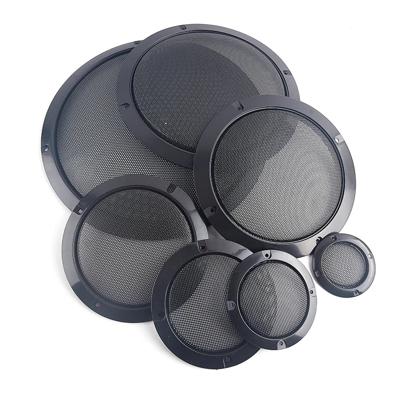 High-grade Car Home Mesh Enclosure Speaker 2 3 4 5 6 8 10 Inch Net Cover Speakers Plastic Frame Metal Iron Wire Grilles Oasis Select