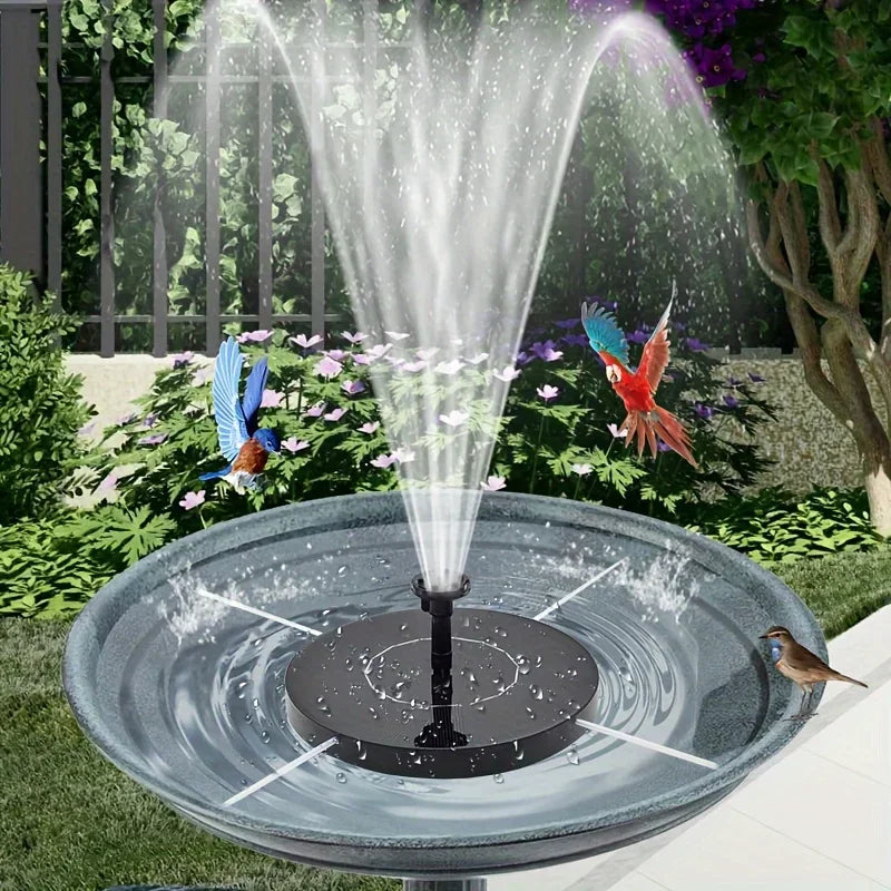1.4w Solar Bird Bath Fountain Pump, for Garden Decor, Fish Tanks, Ponds & Oxygenation, Outdoor Water Feature,Floating Water Pump Oasis Select