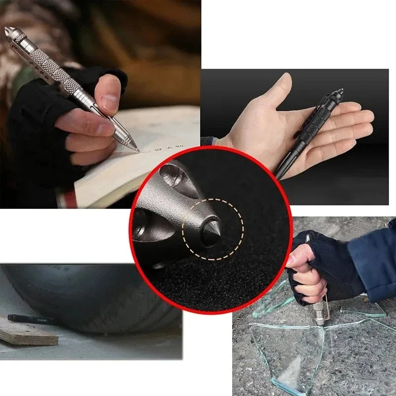 1/2/3/4pcs Multi Functional Tactical Pen High Quality Aluminum Anti Skid Portable Self Pen Steel Glass Breaker Survival Tool Oasis Select