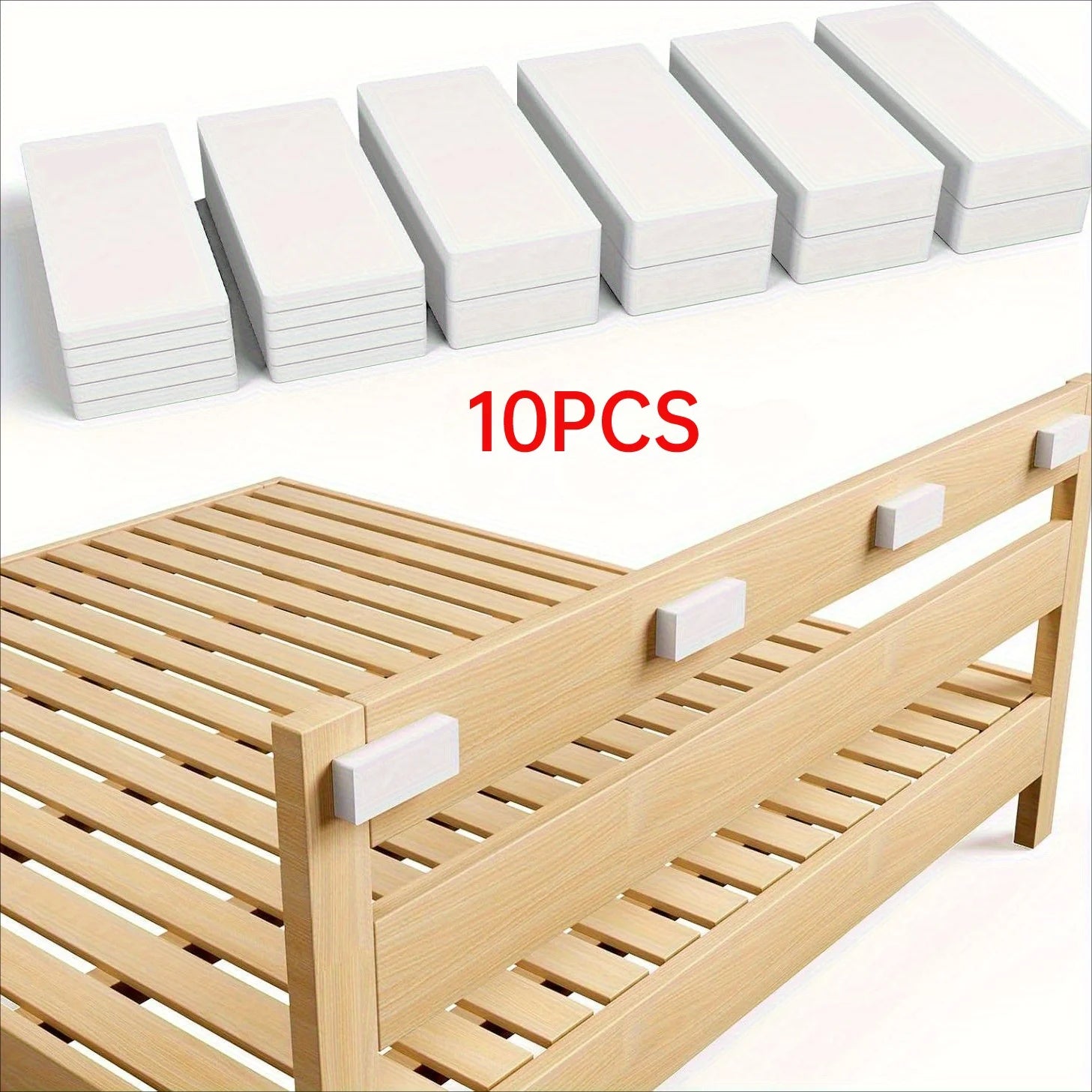 10pcs EVA Foam Double-sided Adhesive Wall Protector Is Suitable for Shock Protection of Sofa Bench Wall Anti Vibration Pads Oasis Select White-10pcs-mix