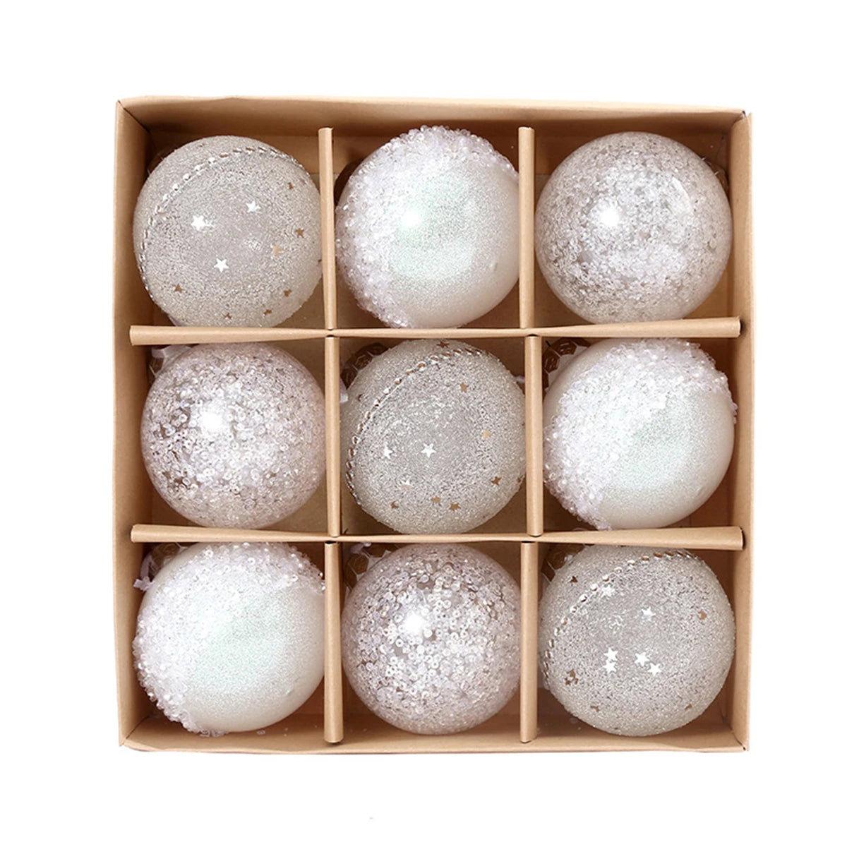 Holiday Celebrations Christmas Balls Holiday Decor Classic Style Easy To Hang Indoor Outdoor Lightweight Design Oasis Select White China Mainland