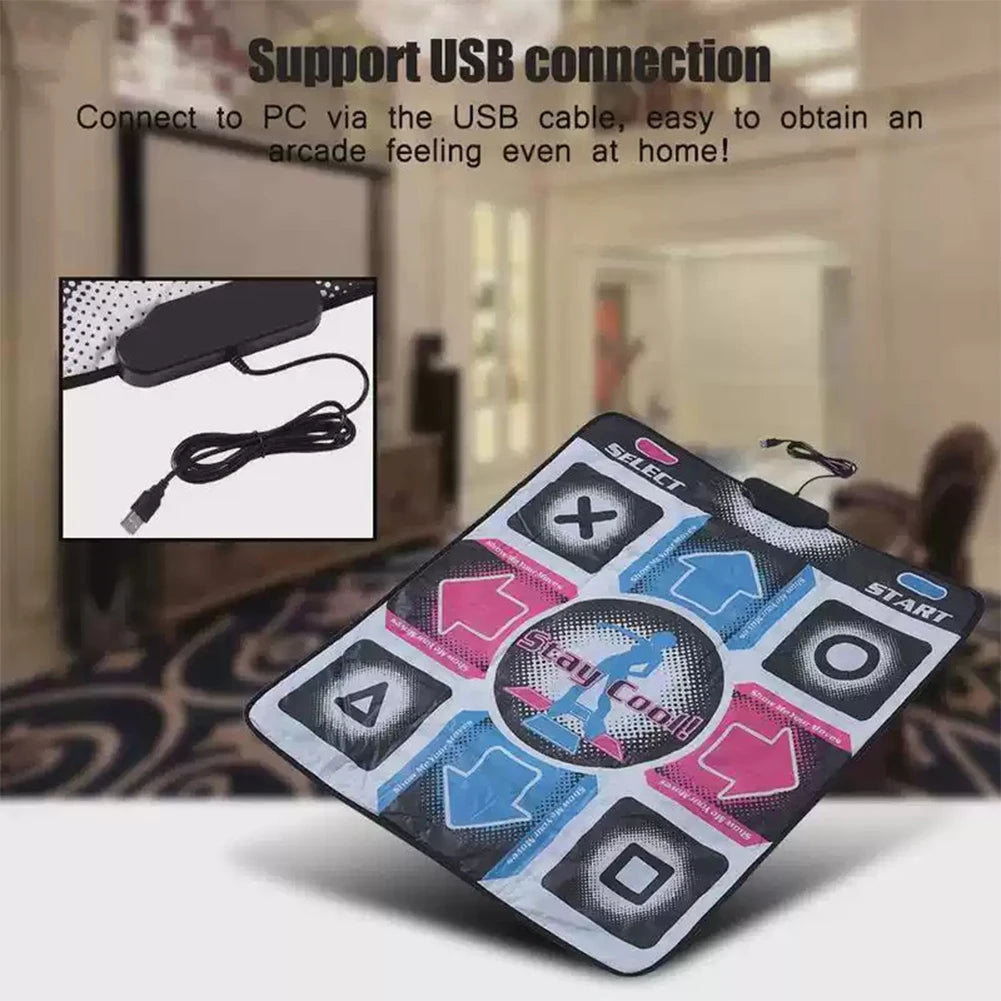 USB Wired Dance Mat – Non-Slip PC Step Pad | Indoor Gaming
