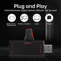 DC5V 2A 5W Stepless Speed Controller Adjustable Control Fan Cooler Type-C USB Fan Speed Radiator PWM Power Controller Oasis Select Default Title