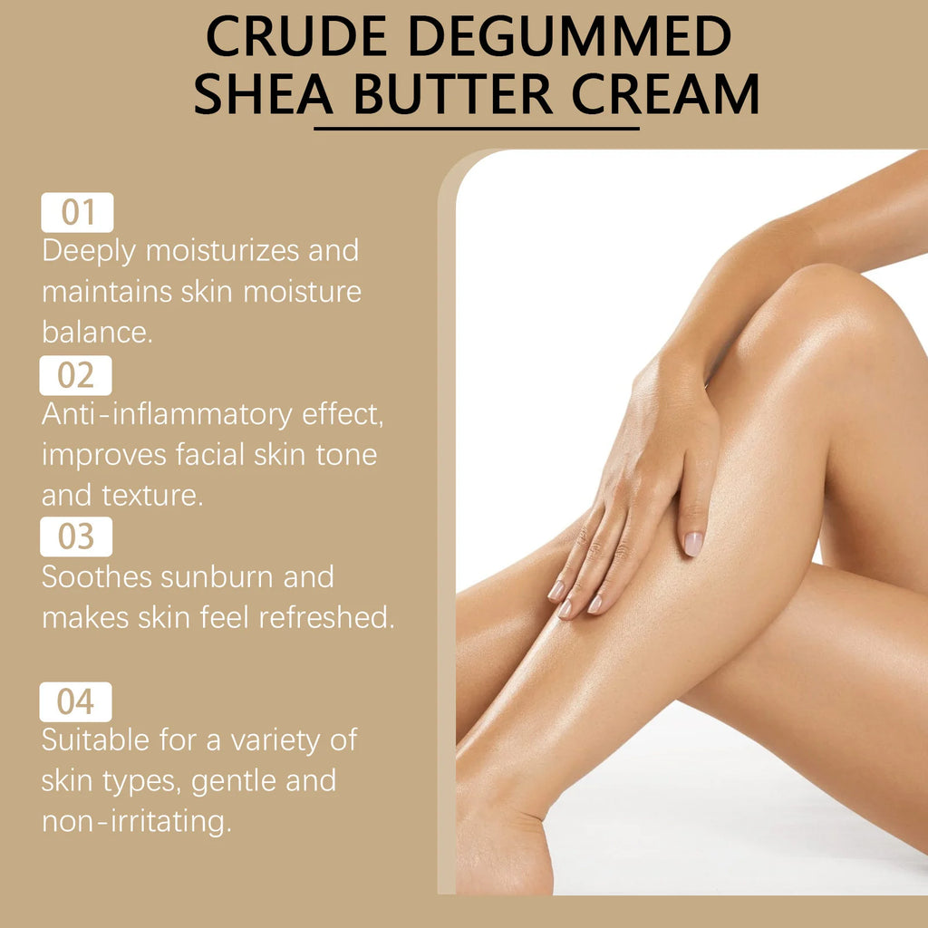 WOODSLEEP Shea Butter Body Cream – Moisturizing & Brightening Body Butter Cream Oasis Select
