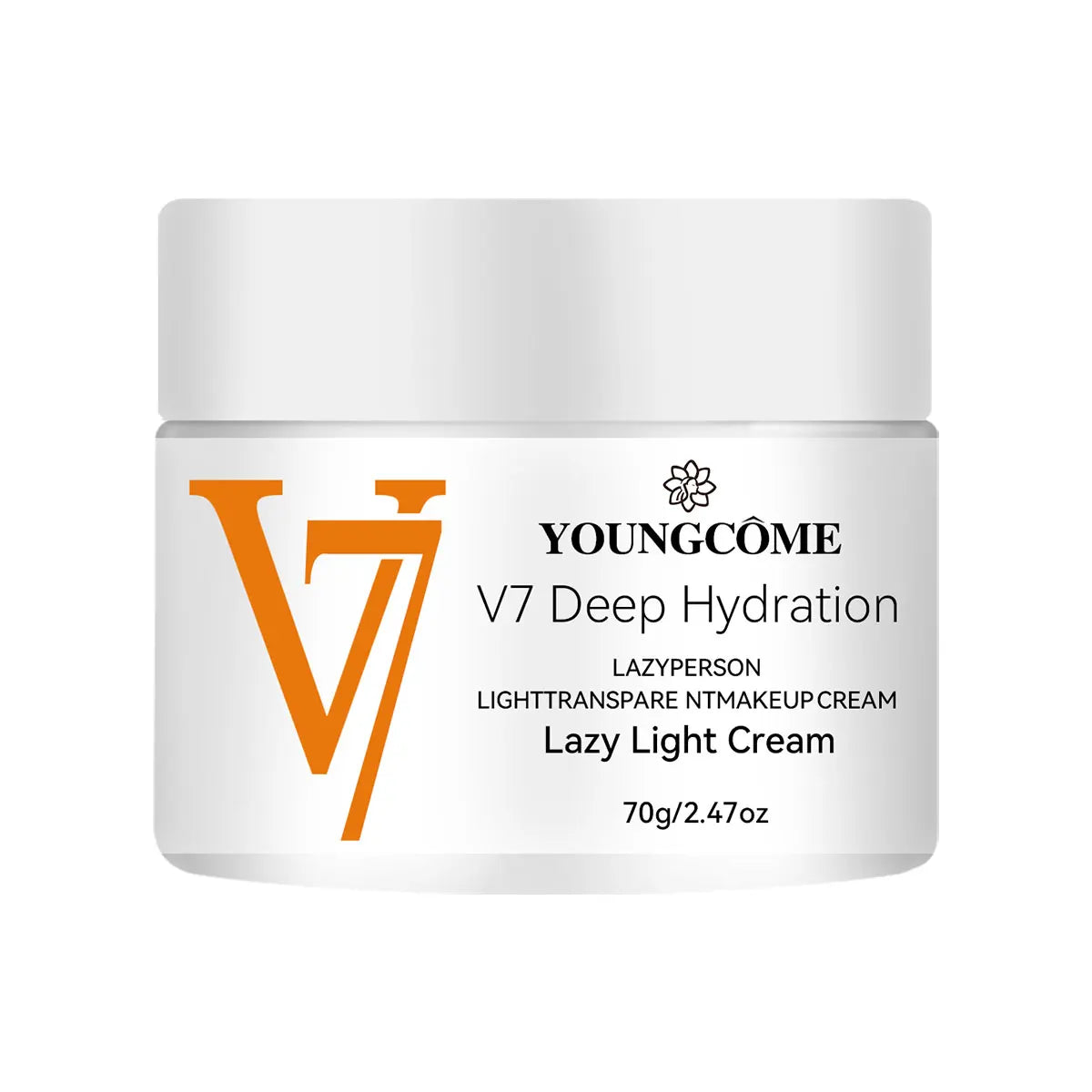 Face Cream V7 Deep Hydration Waterlight Instant Whitening Moisturizing Cream Vitamin H Nourish Brighten Skin Tone Fade Blemishes Oasis Select 70g