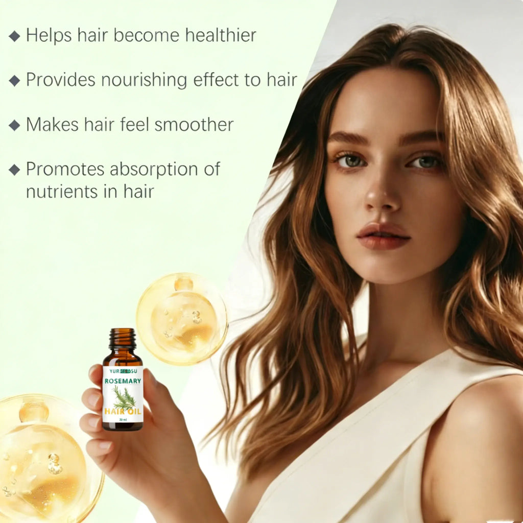 YURHERSU Pure Rosemary Hair Oil – Scalp & Hair Growth Oil Rosemary Hair Oil Oasis Select