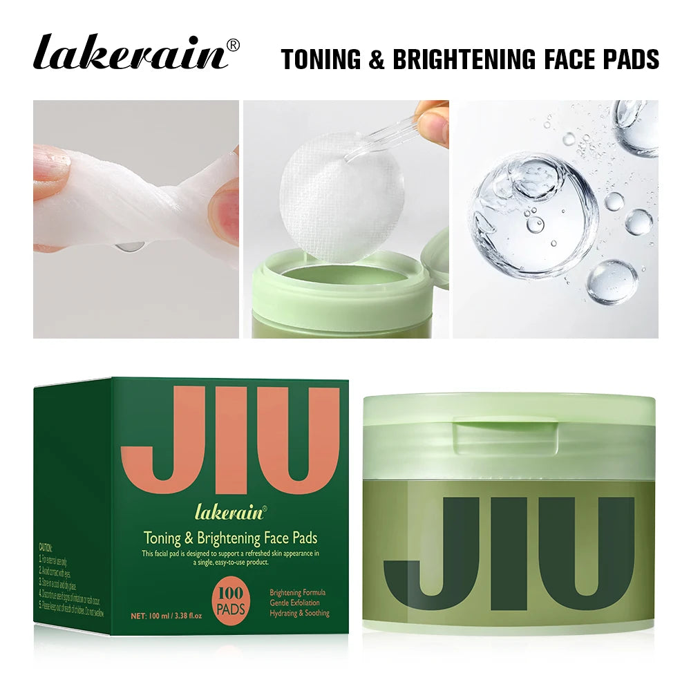 Toning & Brightening Face Pads Deep Moisturizing Tighten Enhance Radiance Soothing Sensitive Skin Circular Skincare Cotton Pad Oasis Select