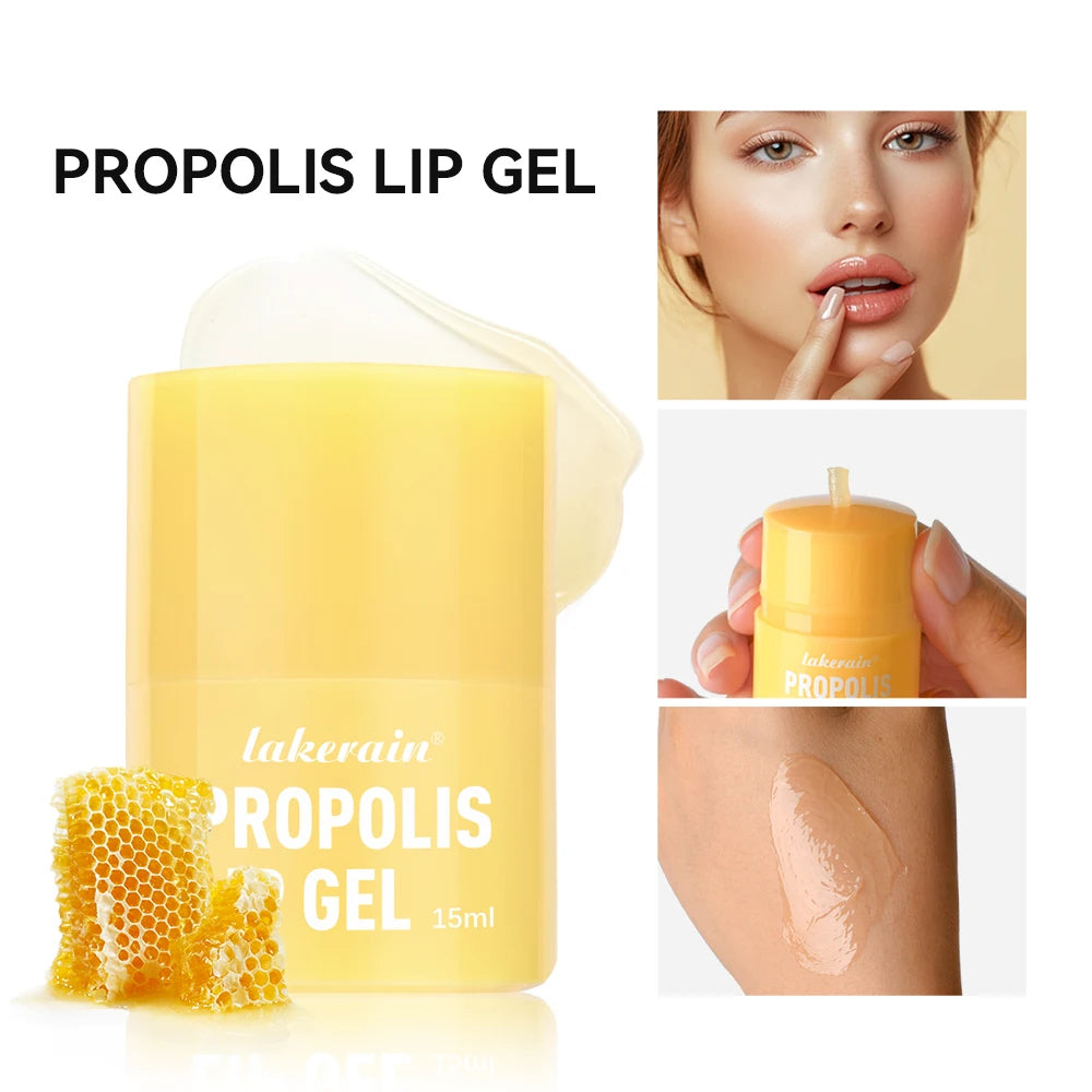 Honey Lip Hydrating Lip Balm & Mask 12hrs Long-lasting Moisture Butter Propolis Lipcerin Gentle Dispenser Exfoliation Twist Kore Oasis Select
