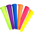 6Pcs Reusable Silicone Popsicle Molds with Lids Tubes Leak-Proof Easy One-Press Release for Homemade Yogurt Bars Juice Popsicles Oasis Select 6pcs