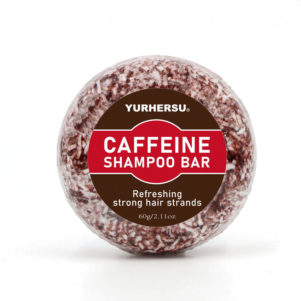 YURHERSU Caffeine Shampoo Bar – SLS-Free, Moisturizing, Tropical Solid Shampoo Bar Oasis Select