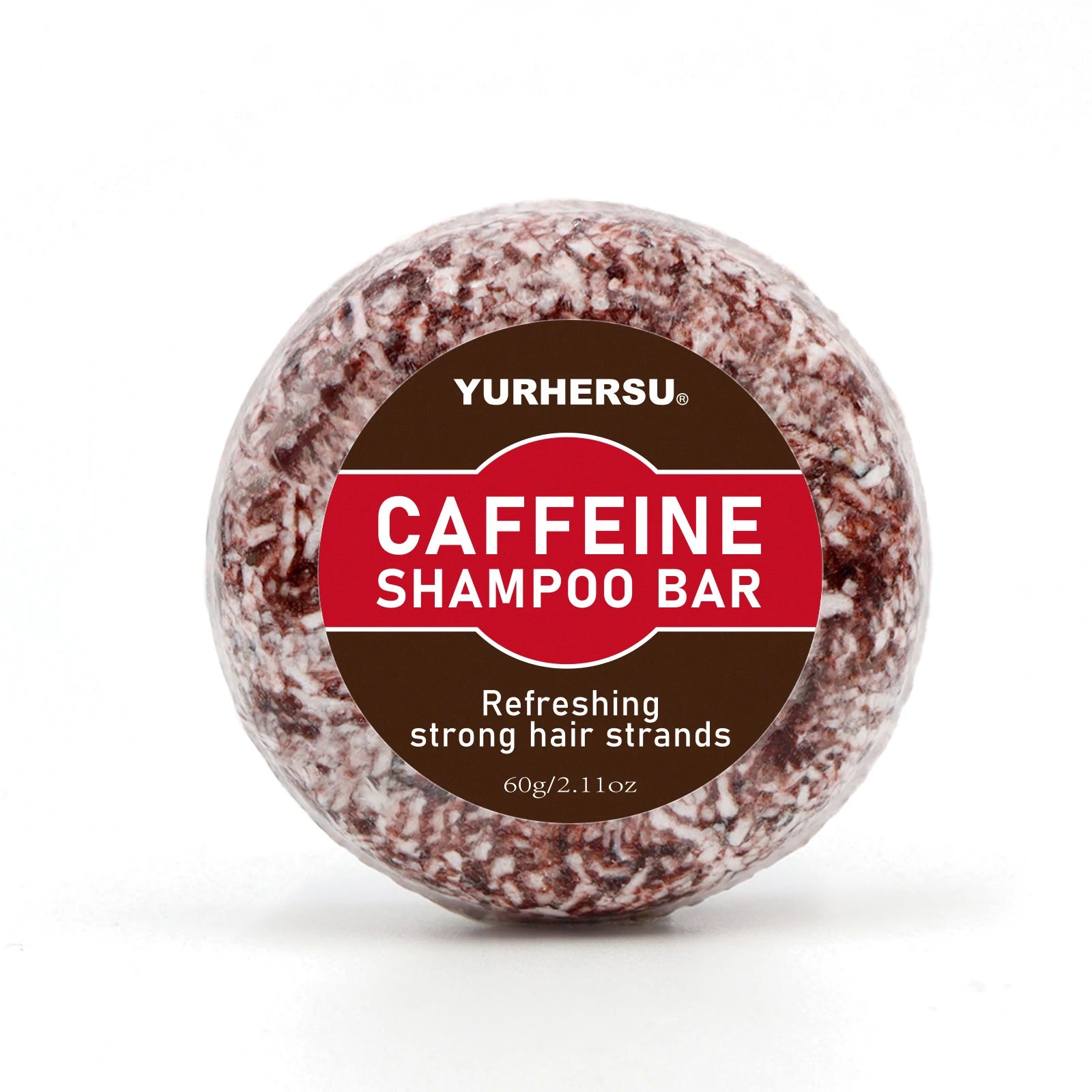 YURHERSU Caffeine Shampoo Bar – SLS-Free, Moisturizing, Tropical