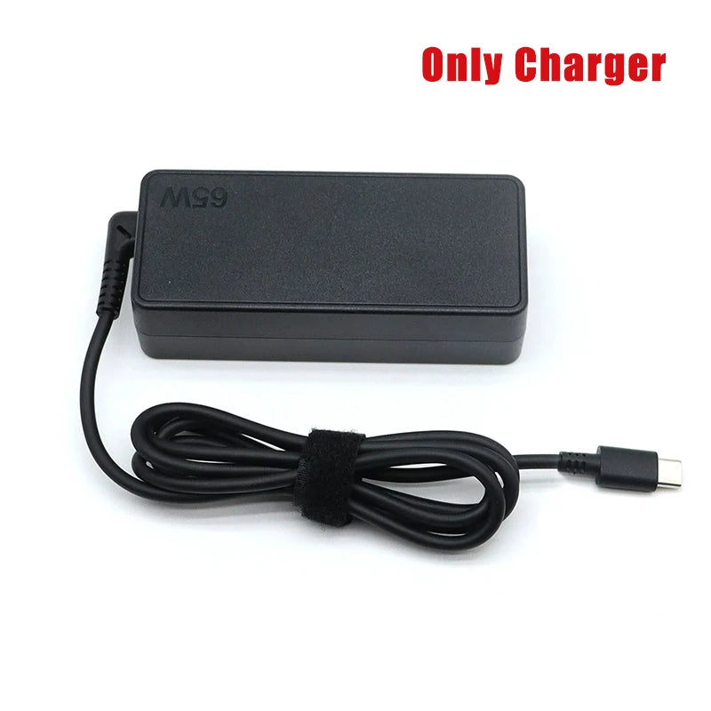 65W TYPE C Laptop Charger For Lenovo ThinkPad P51s P52s T470 Hp Yoga Dell ASUS 20V 3.25A USB C Interface Power Supply Adapters Oasis Select Only Charger
