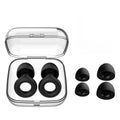 Silicone Earplugs Reusable Noise Reducing Soft Sleep Ear Plugs with Storage Case Travel Concert Work Hearing Protection Oasis Select Black