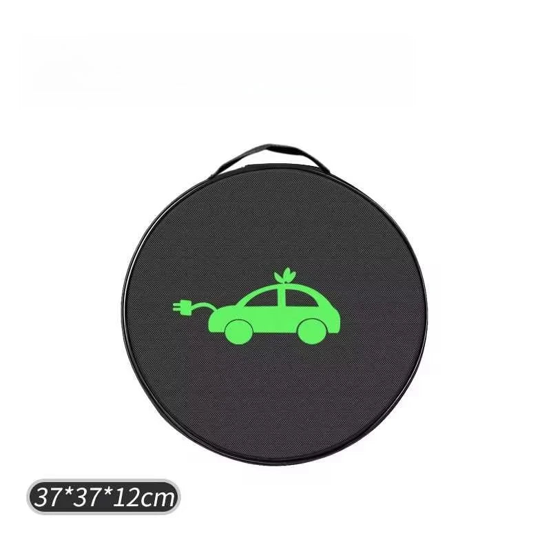 EV Charging Cable Organizer Bag Waterproof Portable Car Tools Storage & Organizer for Jumper Cables Universal Cars Trucks Oasis Select 1 PCS Round