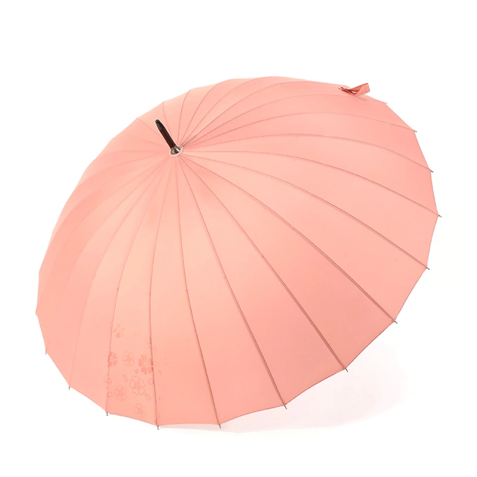 PEAKINBAGS Ultra Large 24-Rib Long Handle Retro Windproof Umbrella