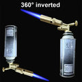Outdoor Welding Gas Torch Butane Burner Camping BBQ Flame Lighter Kitchen Welding Equipment Portable Flame Thrower Oasis Select 18MM 145MM