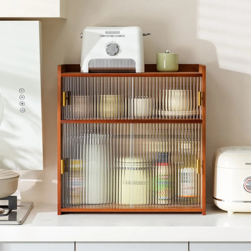 Kitchen locker countertop multi-functional square seasoning bowl storage box locker side water cup rack rack Oasis Select