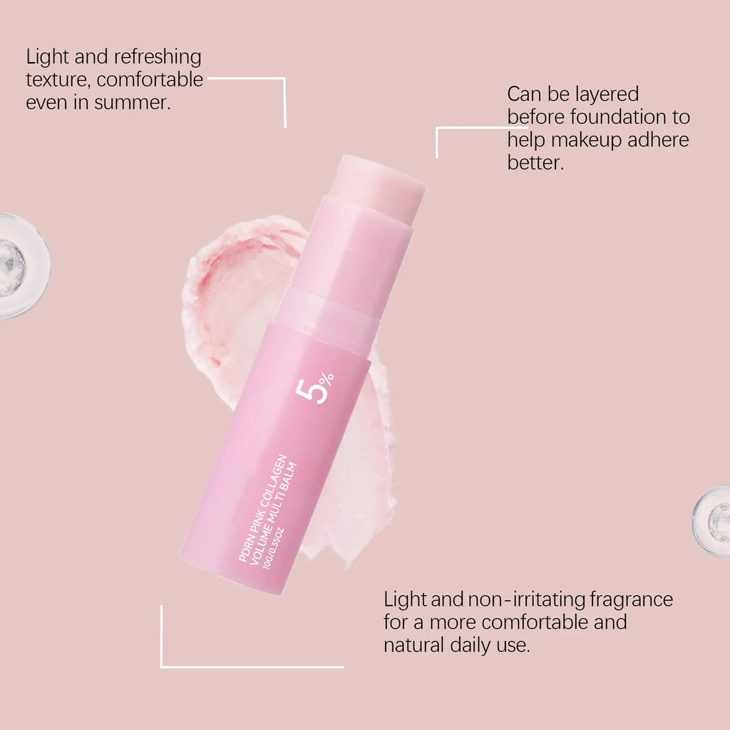 Collagen Multi Balm Revitalize Skin Reduce Rough Repair Damaged Skin Brighten Complexion Smooth Fine Lines PDRN Multi Balm Stick Oasis Select
