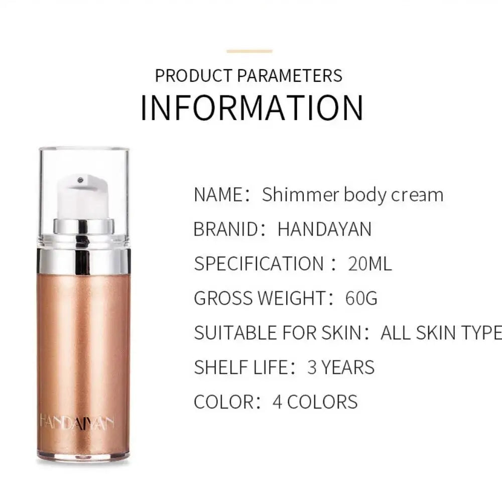 Handaiyan Liquid Highlighter – Shimmer Glow for Face & Body
