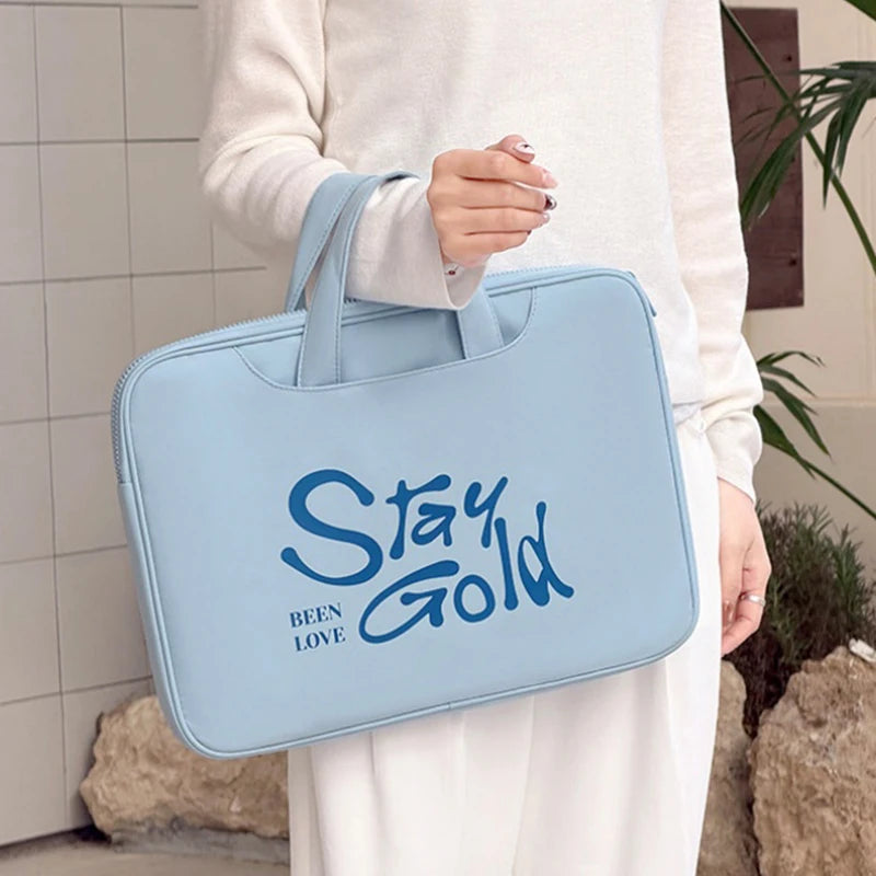 Cute 16 Inch Laptop Handbag Shockproof Notebook Bag For Macbook Air Pro 14 Huawei HP Lenovo Portable Travel Laptop Briefcase Bag Oasis Select