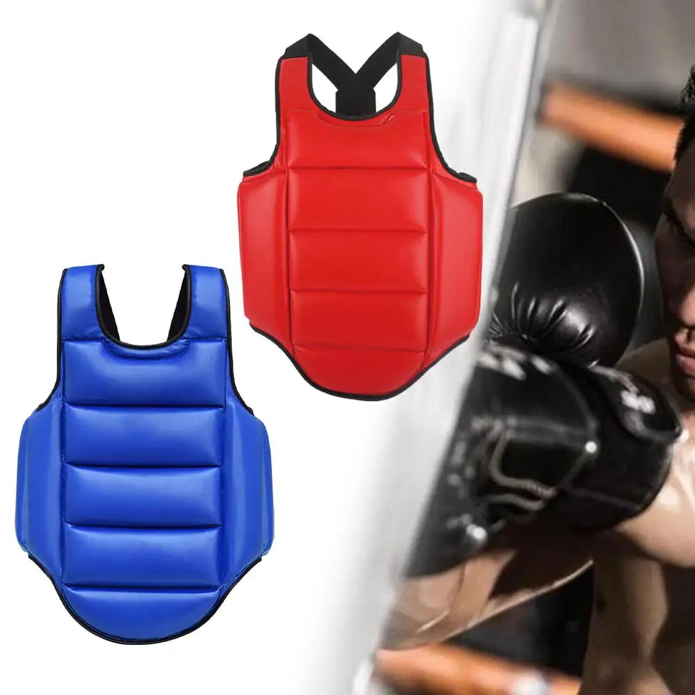 Taekwondo Karate Foam Chest Guard Protector – Unisex XS–XL Martial Arts Chest Guard Oasis Select
