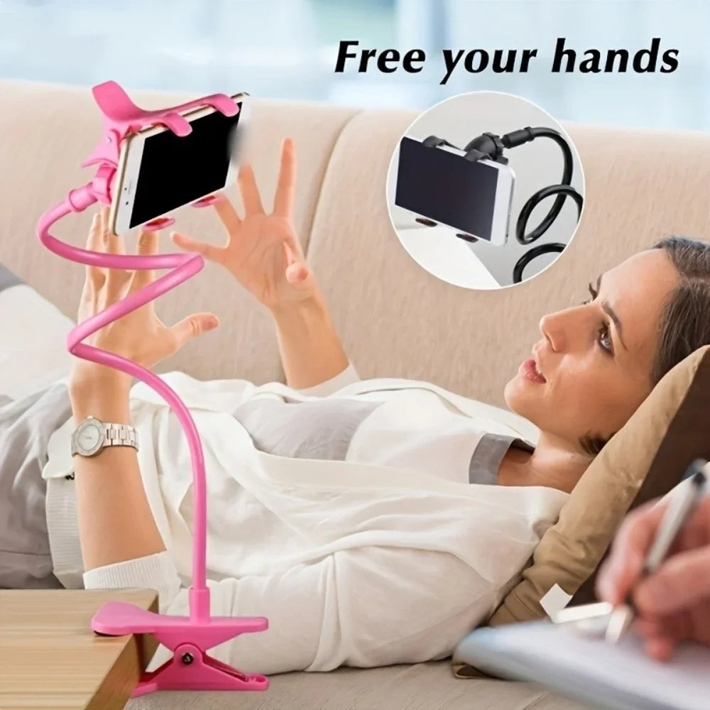 Universal Mobile Phone Bracket Clamp Bedside Desktop Long Arm Lazy Person Phone Stands Support For iPhone Xiaomi Huawei Samsung Oasis Select