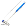 Double Face Soft Tap Rubber Hammer Hand Tool Non-Slip Handle For Leather Jewelry Craft Woodwork Watch Repairs Oasis Select C