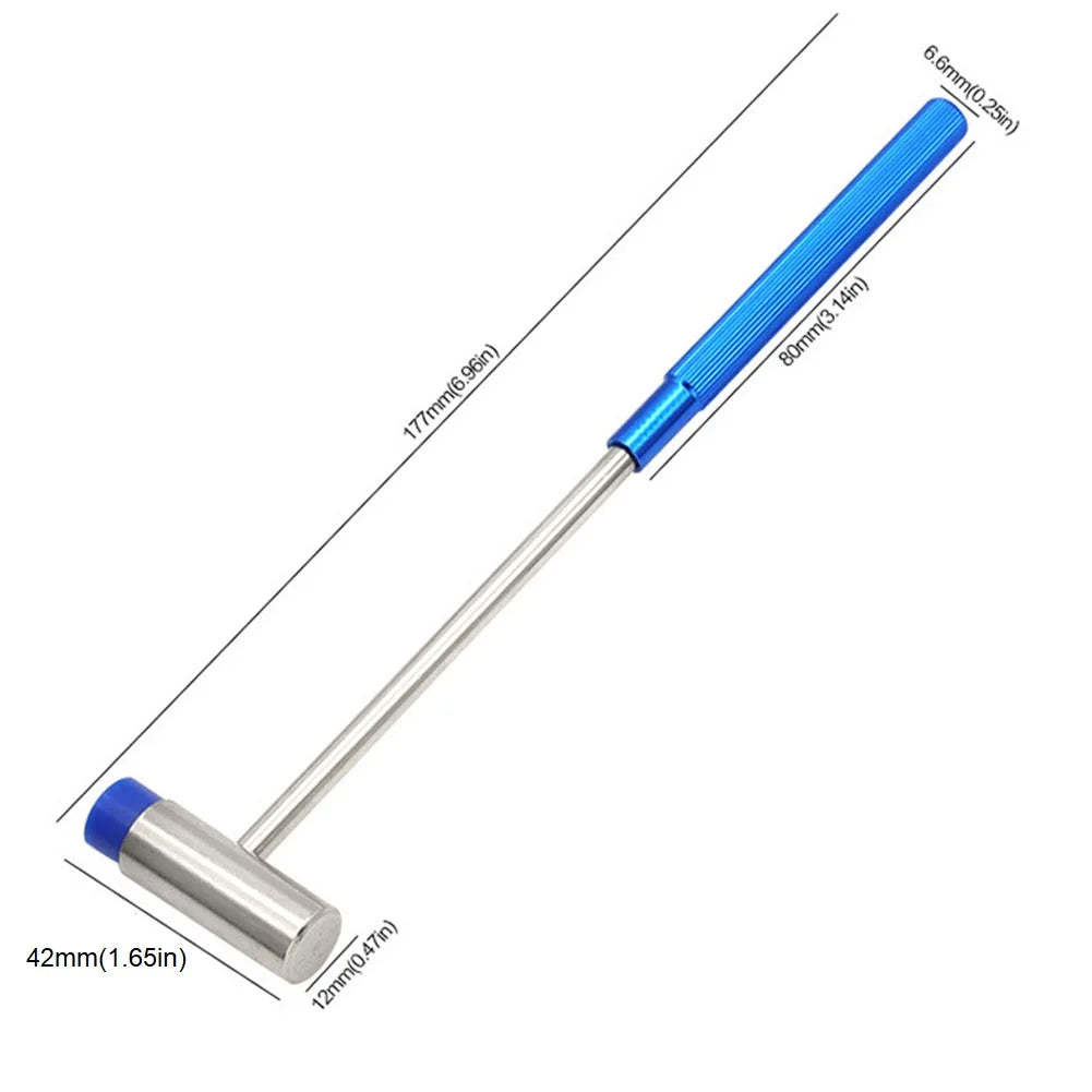 Double Face Soft Tap Rubber Hammer Hand Tool Non-Slip Handle For Leather Jewelry Craft Woodwork Watch Repairs Oasis Select C