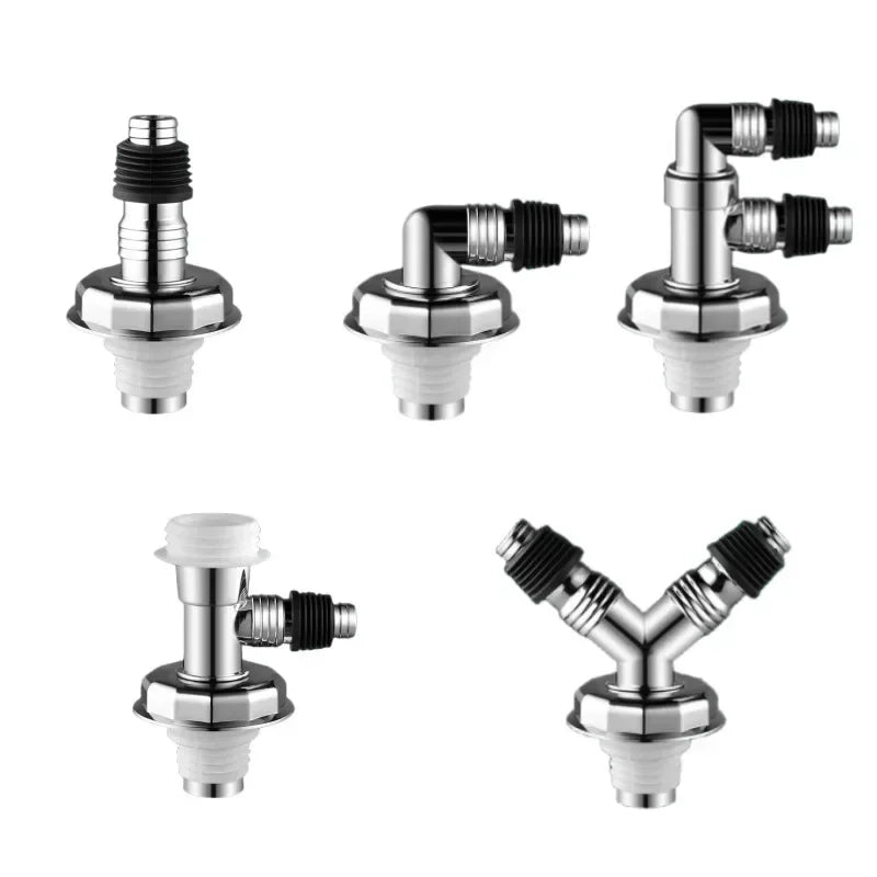 Washing Machine Floor Drain Adapter Anti-overflow Deodorant Snap Joint Universal Sewer Elbow Pipe Connector Bathroom Accessories Oasis Select