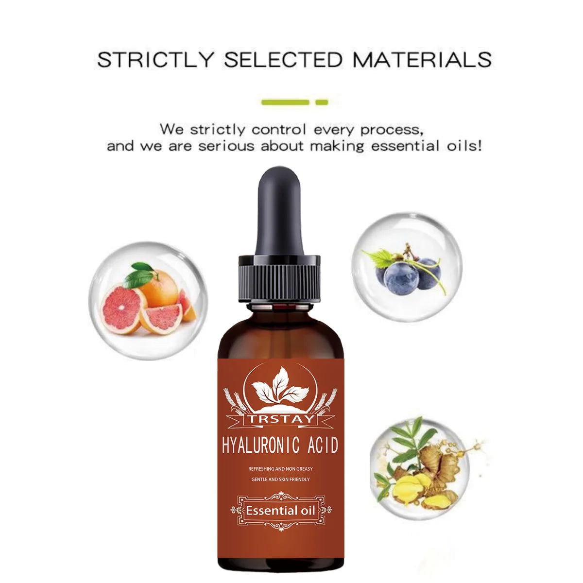 5ML/15ML/30ML/50ML/Natural Phytotherapy Essential Oils Anti-Aging Lymphatic Drainage Ginger Oil Body Massage Oil Oasis Select