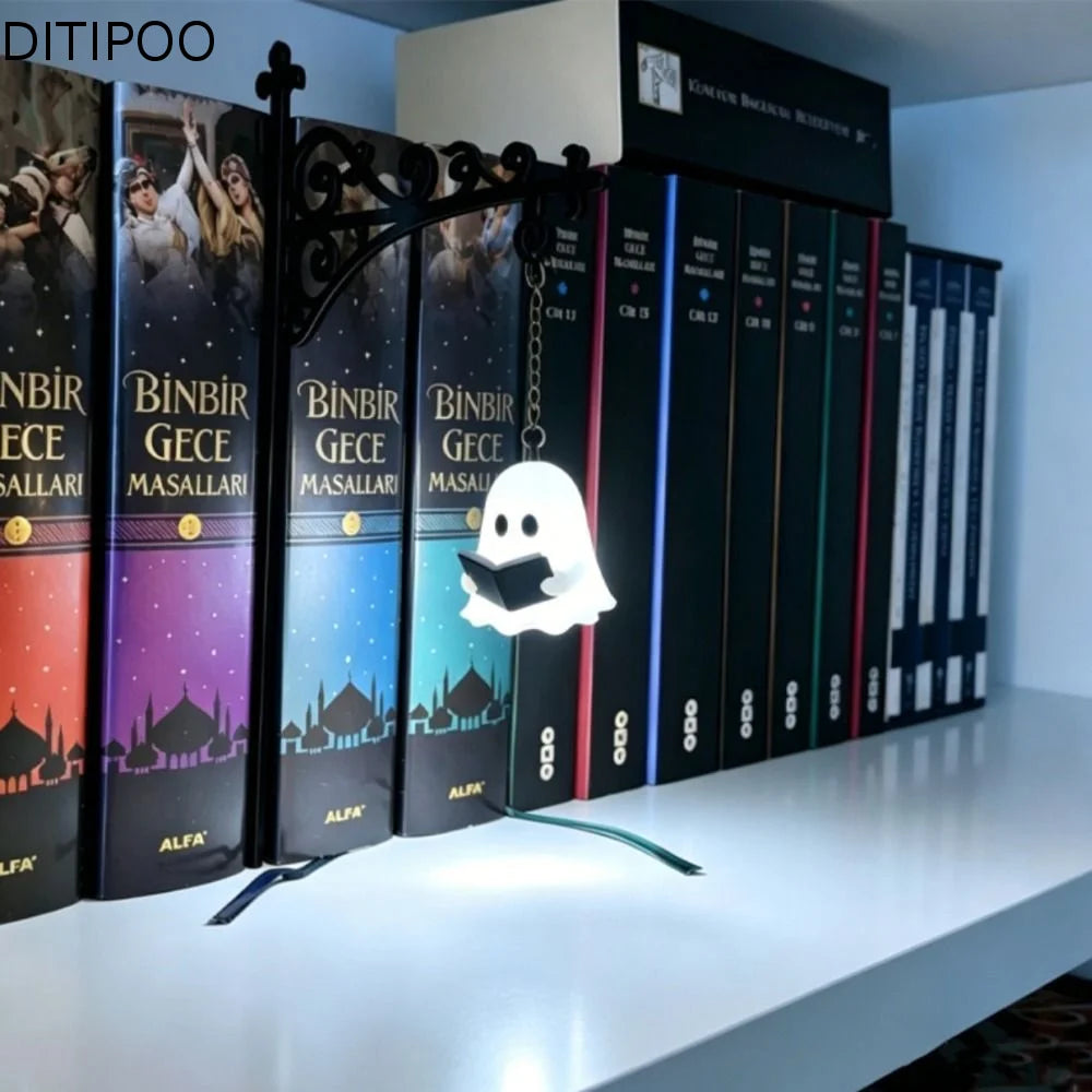 Atmosphere Lamp Vintage Bookshelf Lantern Light White Warm White Bookshelf Ghost Light Bookshelf Lamp Christmas Oasis Select