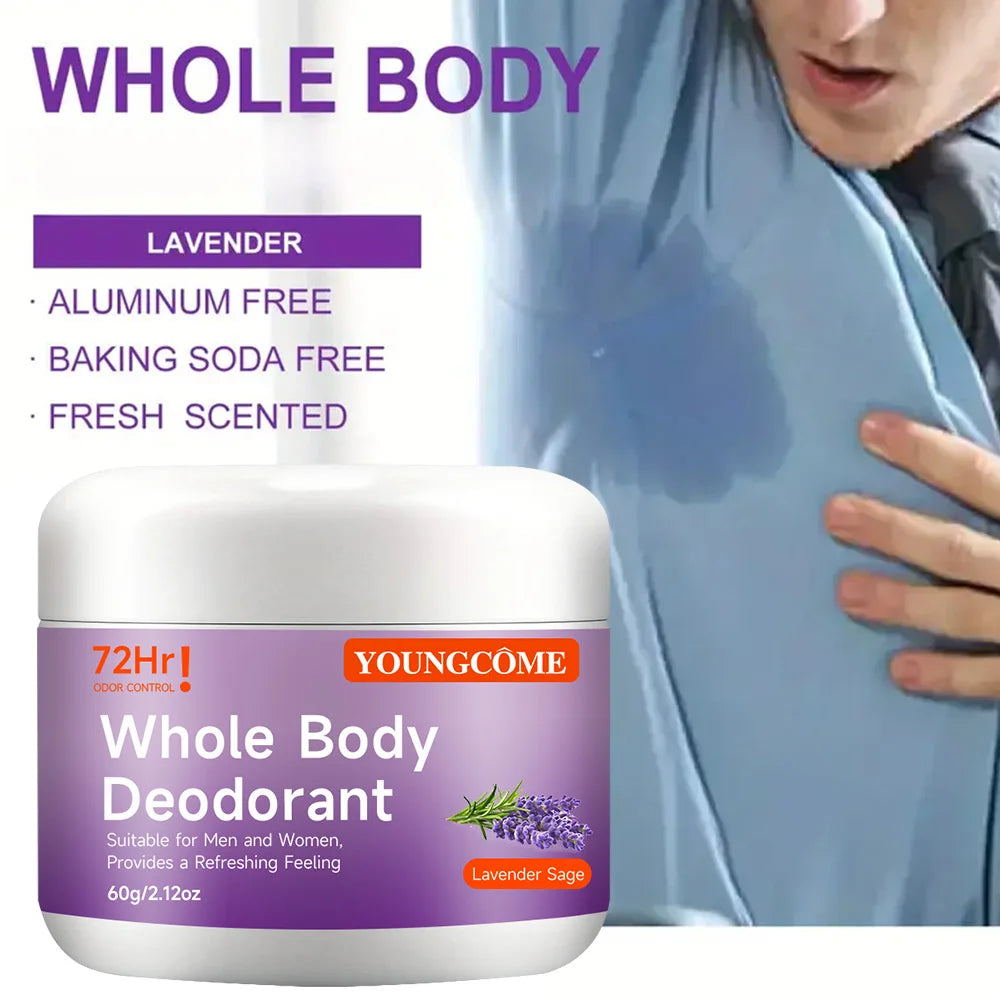 YOUNGCOME Natural Whole Body Deodorant Stick – Peach, 60g Natural Deodorant Stick Oasis Select