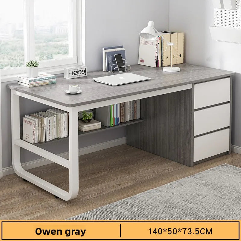 Desk Desktop Computer Simple Home Student Bedroom Bookshelf