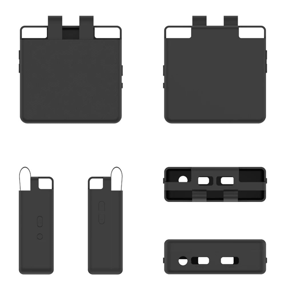 Silicone Case Shockproof Anti-Scratch Protective Case Anti-drop Protective Cover Washable for ANBERNIC RG35XXSP Gaming Console Oasis Select Black China Mainland