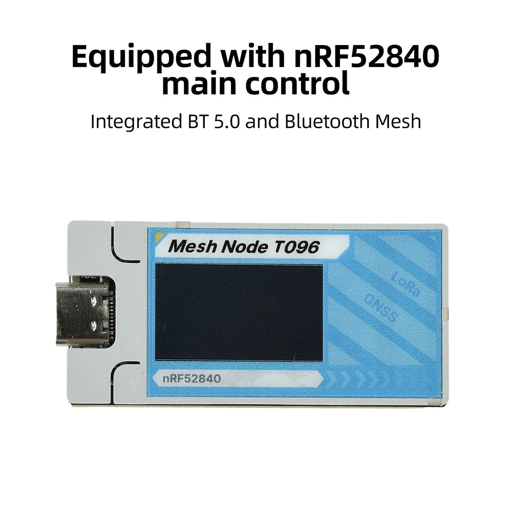Mesh Node T096 Heltec Meshtastic MeshCore Development Board nRF52840 SX1262 BT LoRa GNSS Communication Dev-board 863-928 MHz Oasis Select