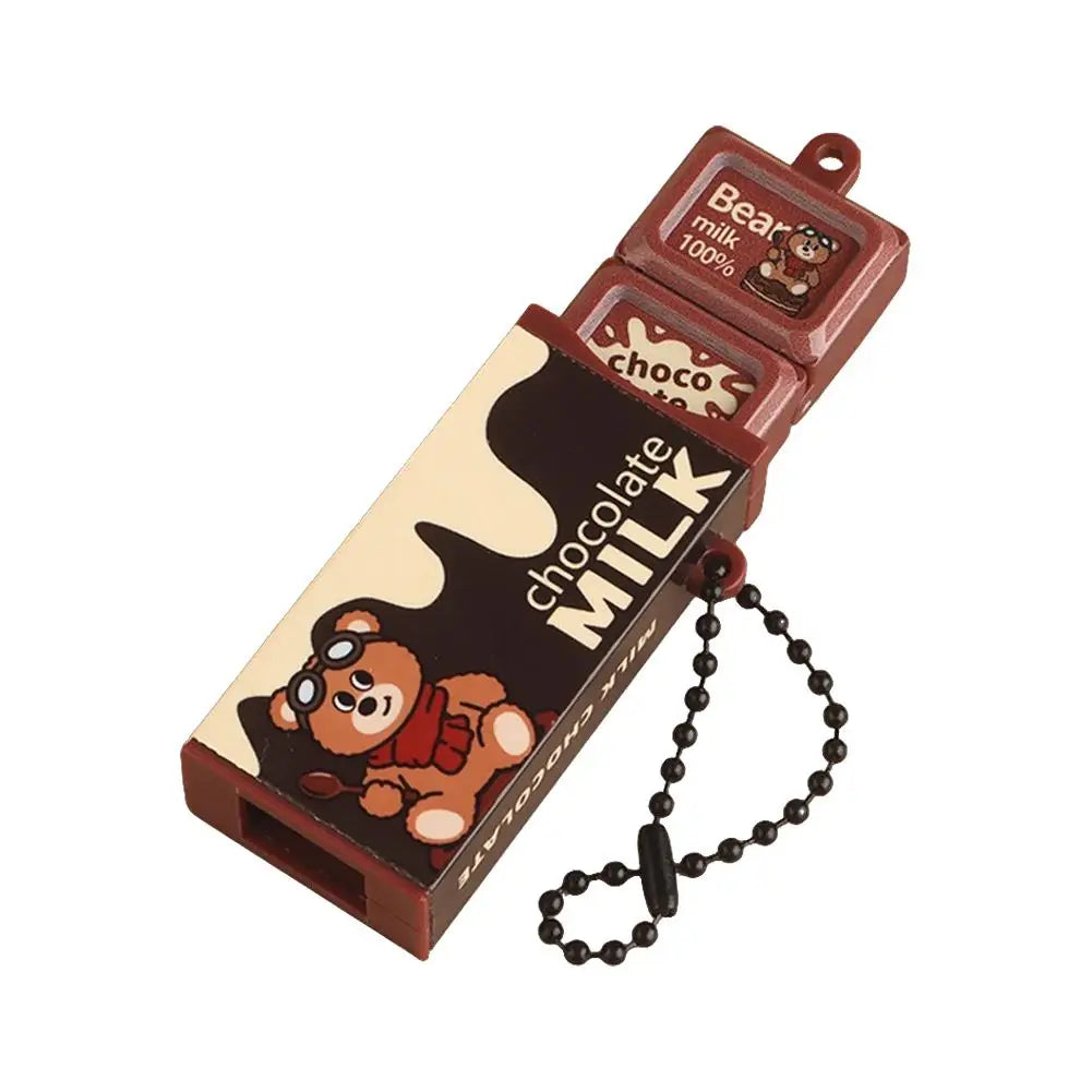 Chocolate Fidget Toy Keychain – Stress Relief Sensory Snap Toy