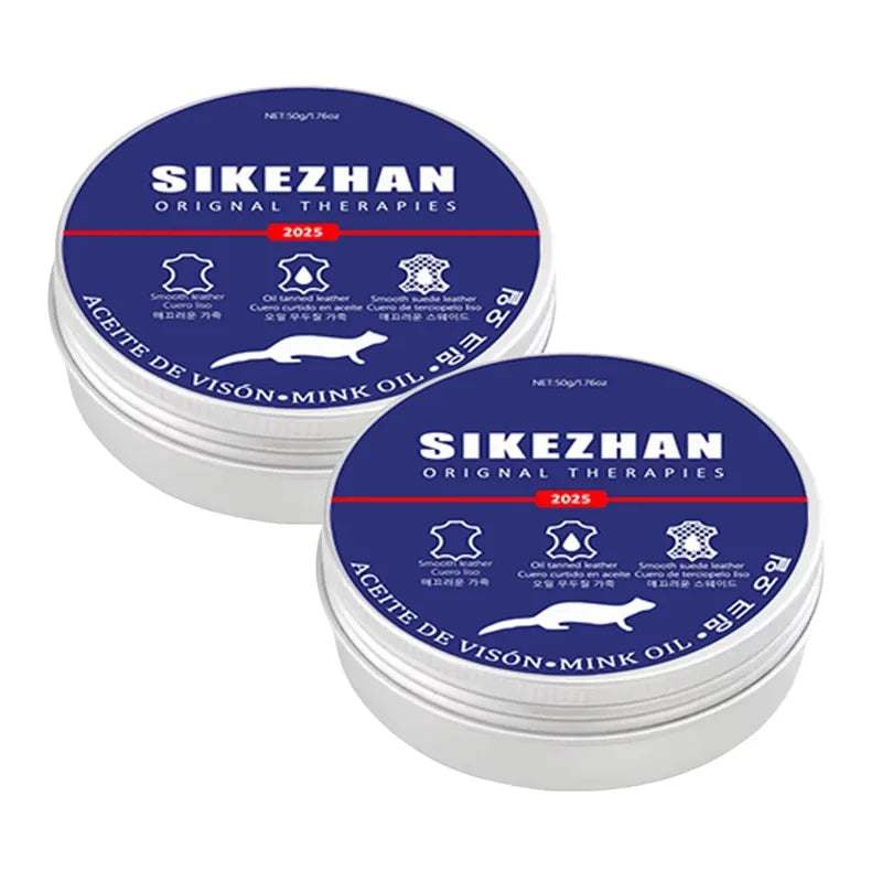 Premium Leather Care Paste Wallet Conditioner And Restorer Nourishing Cream Polish For Genuine Leather Bags Maintenance Supplies Oasis Select 2PCS-200g