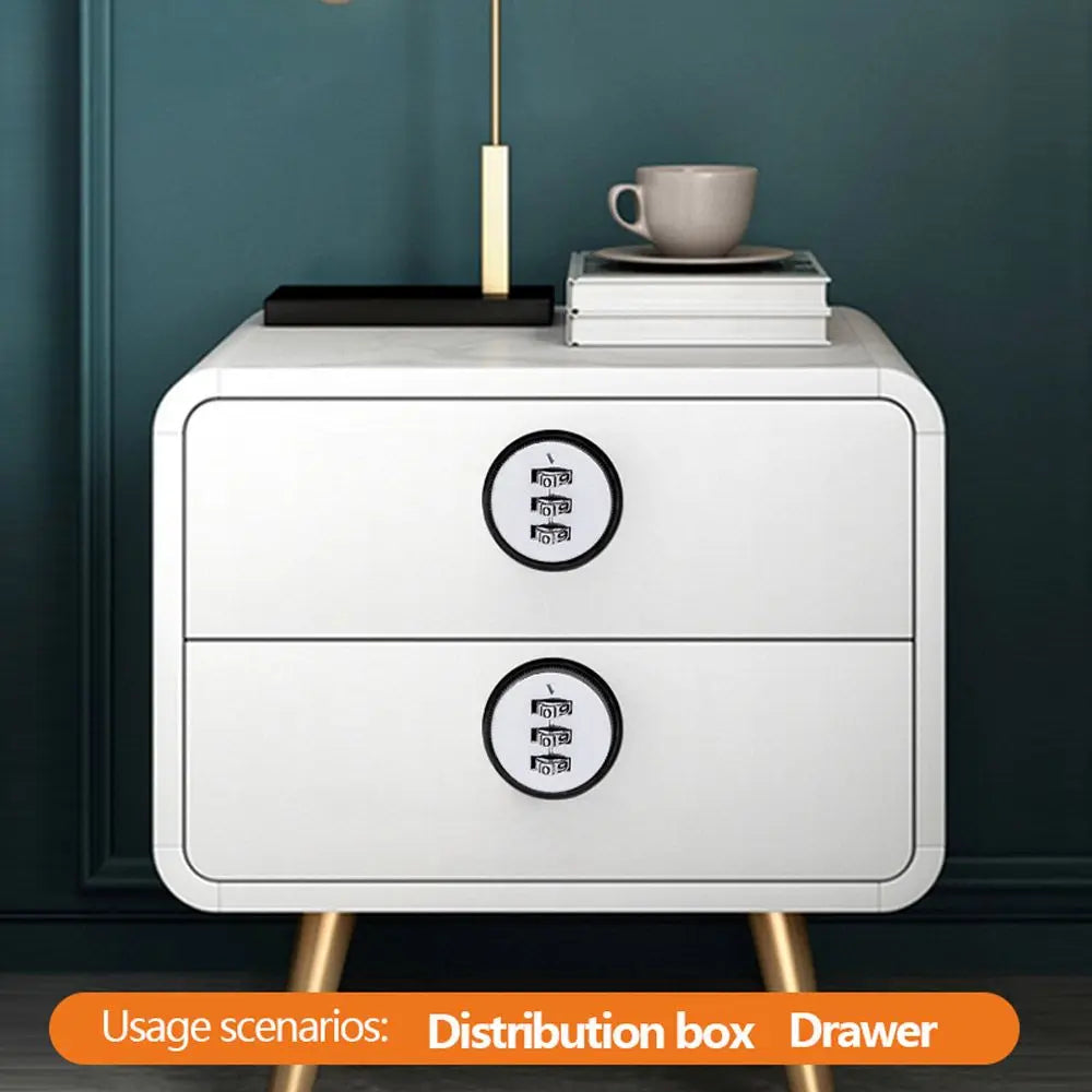 20mm Smart Cam Code Lock for Cabinet Door 3 Digit Combination Password Code Drawer Lock Box Lock Oasis Select