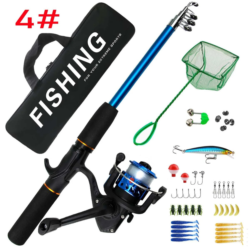 Fishing rod full routine, sub rod set, long-range sea fishing, gun handle, rod wheel, soft bait, fishing hook, line fishing gear Oasis Select Green wheel set