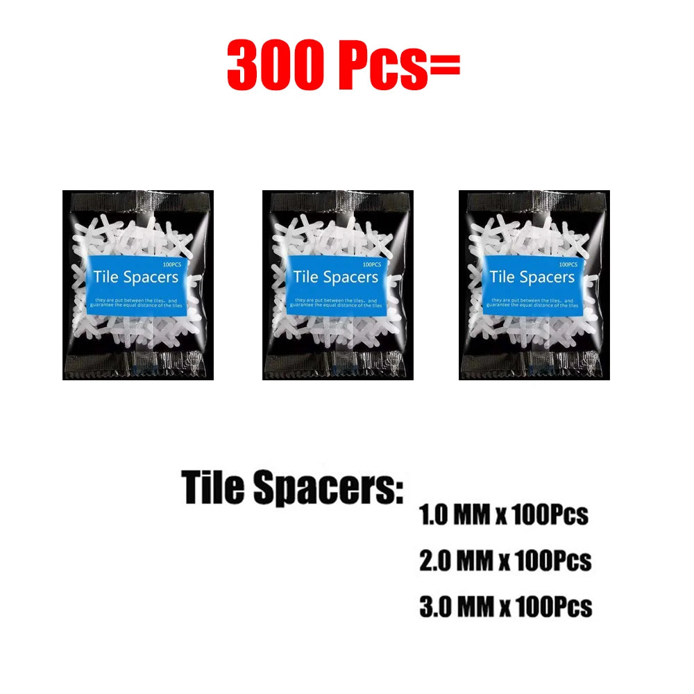 Tile Leveling System for Tile Laying Level Wedges Alignment Spacers for Leveler Locator Spacers Plier Flooring Wall 300+25+1 Pcs Oasis Select