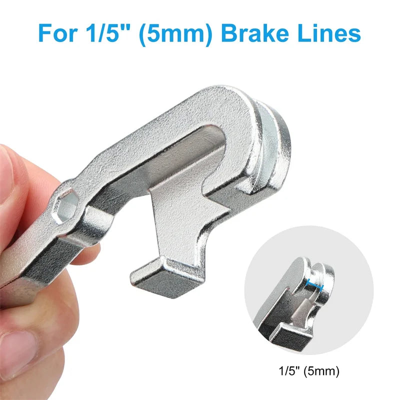 Fuel Line Removal Tool 5mm Fuel Line Bending Special Tool Car Parts Brake Oil Pipe Bending Tools Black Steel Automotive Accessor Oasis Select