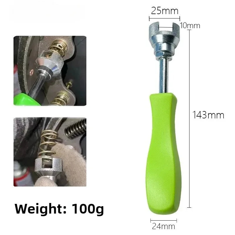 Brake Spring Washer Worker Car Drum Brake Repair Install Tool 5.7 Inch Hold Down Washer Spring Shoe Compressor Alloy & Plastic Oasis Select