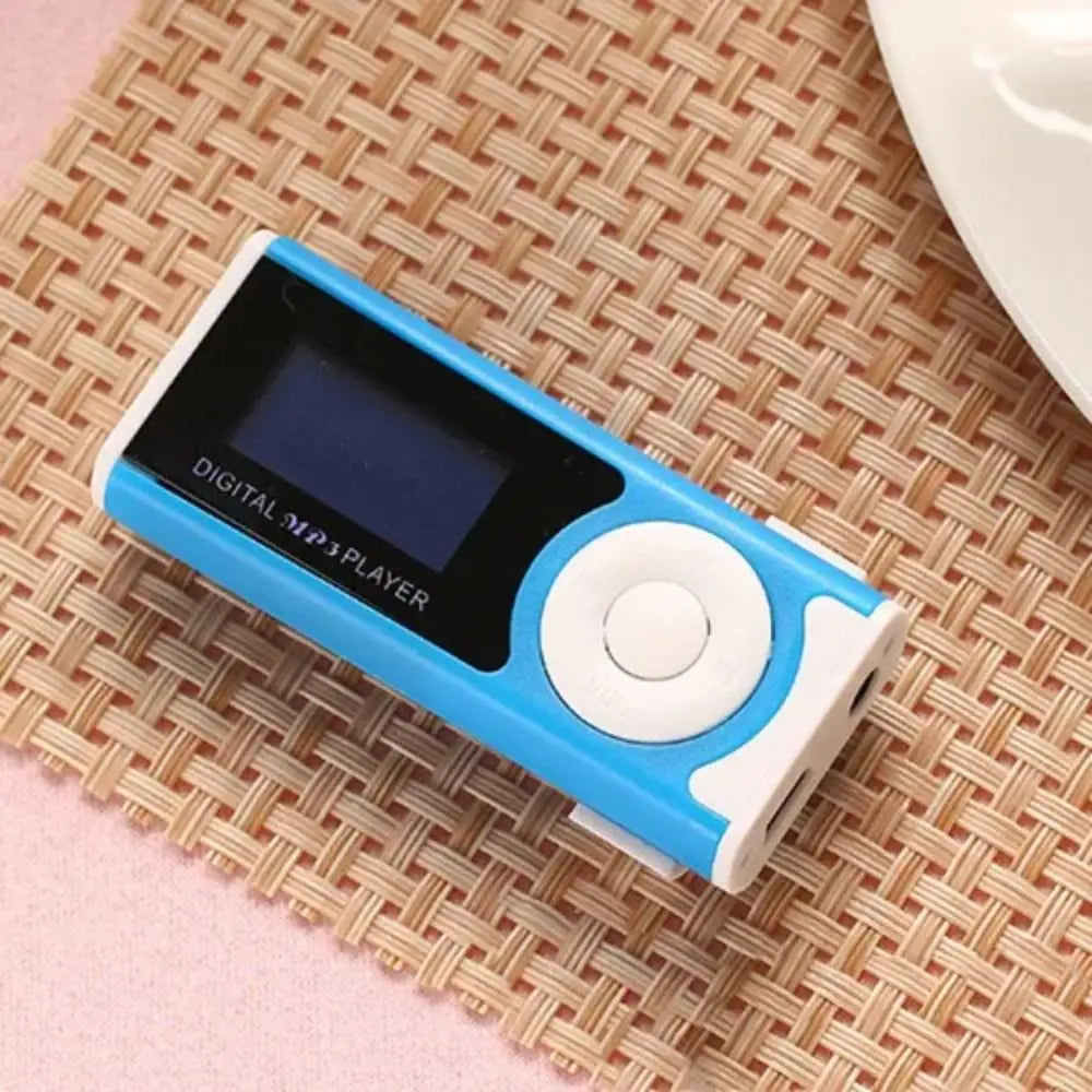 Lossless Sound Portable Mini MP3 Player with LCD Screen Card Slot USB MP3 Music Players Metal Clip Slim Student Walkman Oasis Select