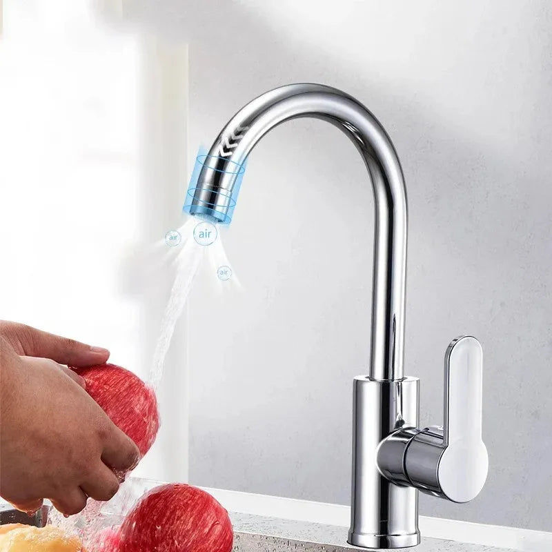 Kitchen Faucet Household Splash-proof Boosting Hot And Cold Faucet Hot And Cold Vegetable Wash Basin Dishwashing Pool Sink Oasis Select