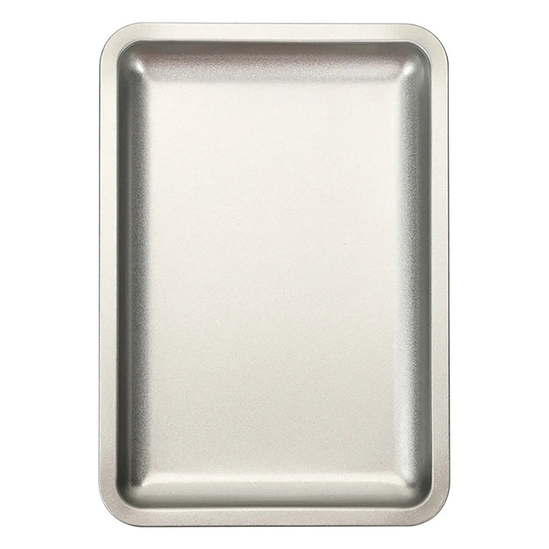 Stainless Steel Cosmetic Storage Tray Jewelry Tray Plate Doctor Surgical Tray Desktop Storage Tool Metal Fack Nail Art Tray Oasis Select Silver