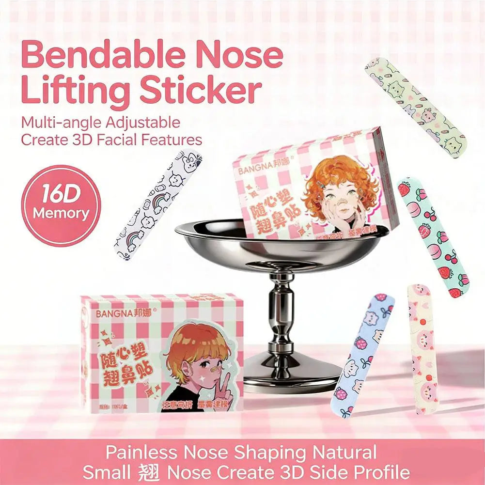 Reusable Nose Lift Strips 5/10PCS Nose Shaping Sticker Nose Up Lifting Tape For Nose Reshaping Contouring Cosmetic Tools Oasis Select