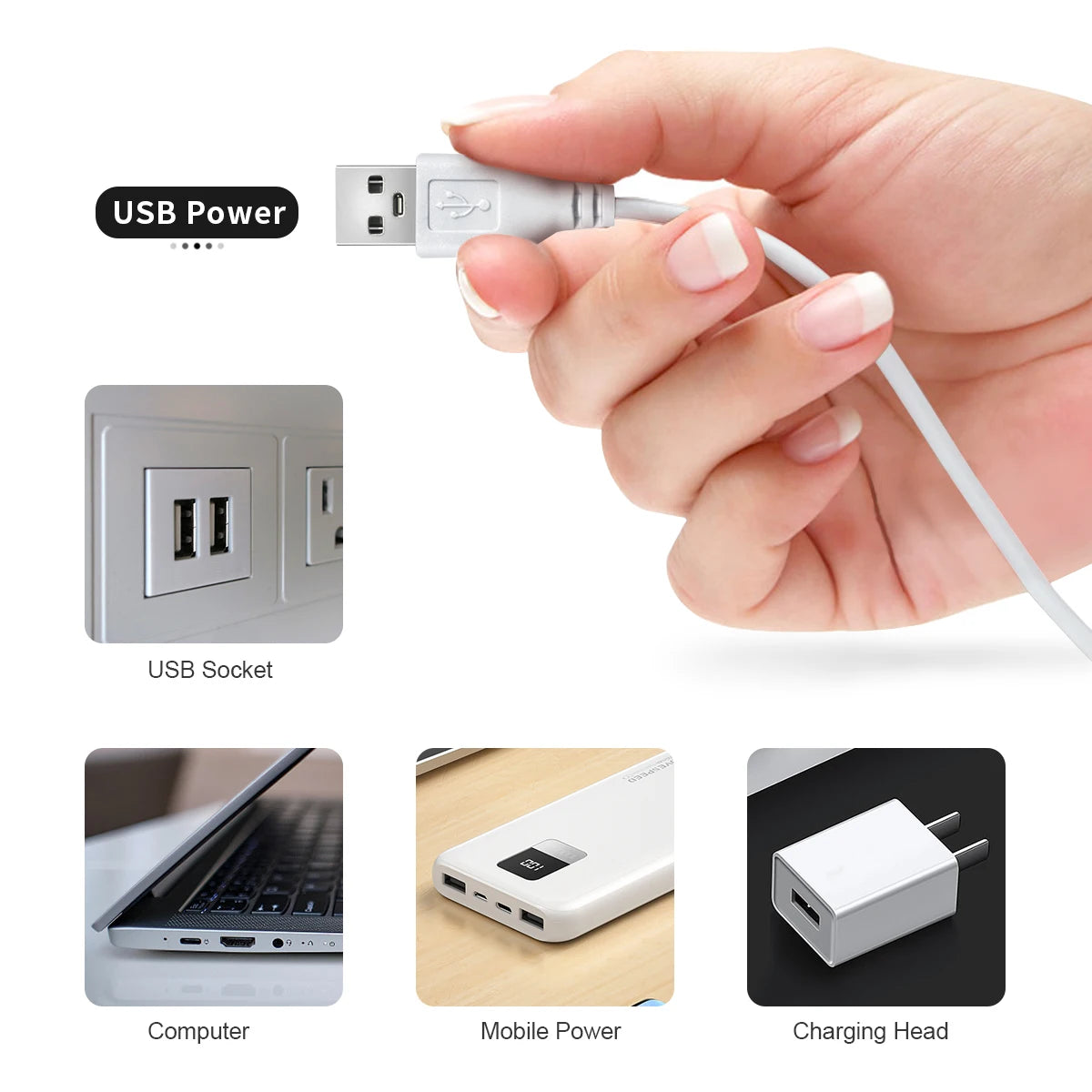 1m/2m/3m USB COB LED Strip 5V Neon Light Touch Sensor Swtich Dimmable Waterproof Flexible Tape for Kitchen Bedroom Cabinet Oasis Select