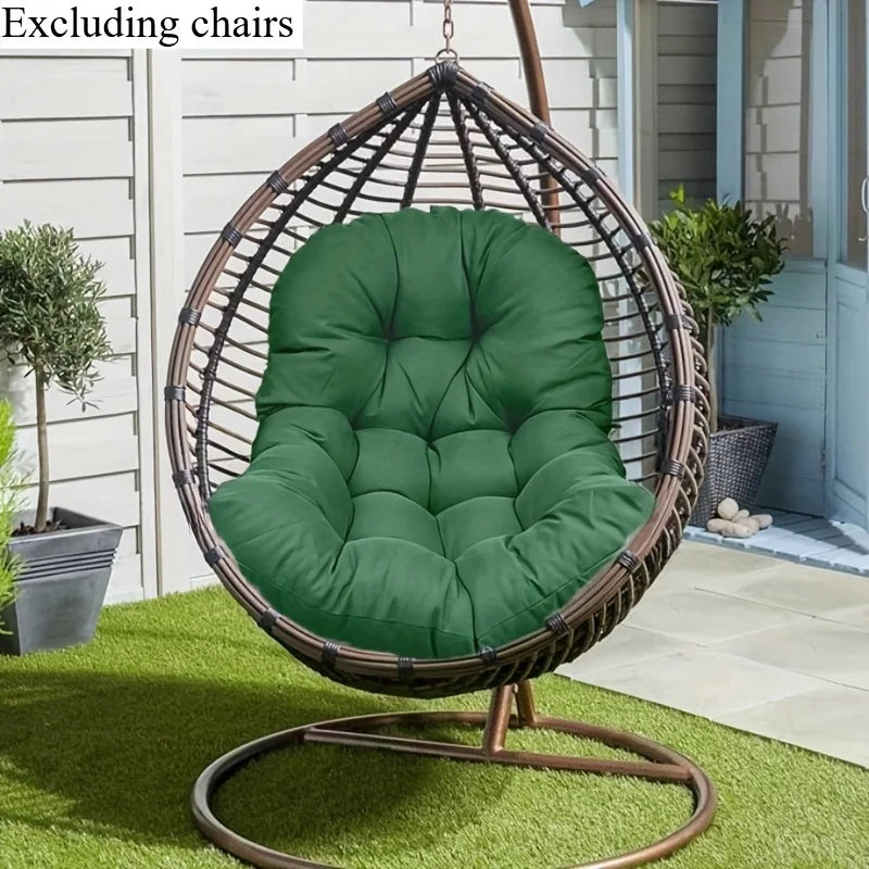 Outdoor hanging basket chair Sitting cushion all season hanging chair Cushions Balcony Garden Cushion Hammock chair Cushions Oasis Select green 80x120cm